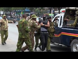 Police teargas and arrest "occupy parliament" protestors in Nairobi