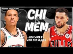 Memphis Grizzlies vs Chicago Bulls Full Game Highlights | Nov 23 | 2025 NBA Season