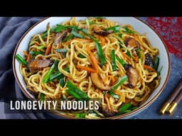 Longevity Noodles | Long Life Noodles | Yi Mein (伊面)