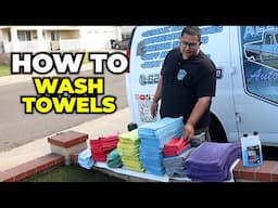 How I Wash My Detailing Towels - Aesthetic Auto Detailing