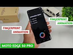 Moto Edge 50 Pro Fingerprint Animation Styles | Moto Edge 50 Pro