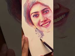 💖 #saipallavi Pencil Sketch  #artshorts #artvideos