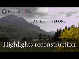 [EN] Highlights reconstruction : the guided Laplacian