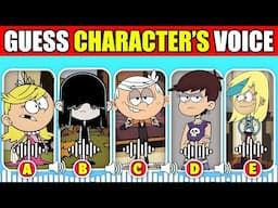 🔊 IMPOSSIBLE Guess The Loud House Characters By Their VOICE? | Lisa, Lana, Lincoln