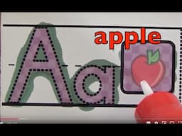 WRITING ABC LETTERS / EDUCATIONAL TOY / Learn HOW TO WRITE the LETTERS OF THE ALPHABET