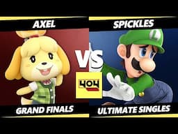 4o4 Weekly 25 GRAND FINALS - Axel~ (Isabelle) Vs. Spickles (Luigi) Smash Ultimate - SSBU