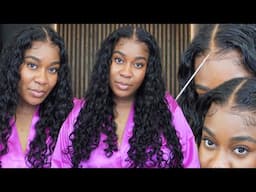 NEW 7X5 COMPLETELY GLUELESS CLOSURE WIG INSTALL | BYEBYEKNOTS!!| Beginner Friendly | Unice Hair