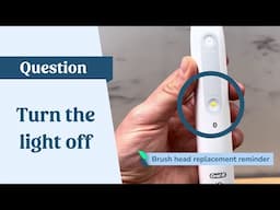 How to reset/turn off Oral-B brush head replacement reminder