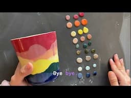 How to Make Colored Slip with Mason Stains