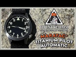 Another Winner From CountyComm/Maratac®! | New Titanium Pilot 200m Automatic And Now In 4K!