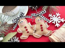 SEW Easy! GINGERBREAD Ornaments for Gift Giving |  | Simon Says Stamp Gingerbread Man