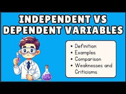 Independent vs Dependent Variables (Explained in 3 Minutes)