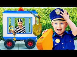 Best Police Adventures for kids with Diana and Roma's Family