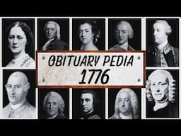 Famous People We've Lost in 1776 - Obituary in 1776