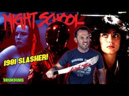 Night School Review (1981) Another Motorcycle Helmet Slasher | Rachel Ward