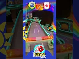 Epic Marble Race Showdown: Brazil vs. Canada on the Sand Track #marblerun #countryballs #race