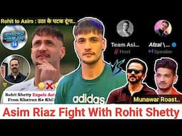 Asim Riaz Vs Rohit Shetty | Asim Riaz Out of KKK14 show | Asim Riaz FC Twitter Space Video