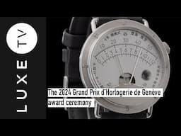 The 2024 Grand Prix d’Horlogerie de Genève award ceremony