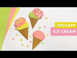 Origami ICE CREAM | Origami Food