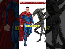 Why did Superman Refuse to Kill Xenomorphs? #Shorts #Viral #facehugger