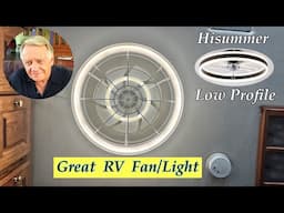 Hisummer 20" Low Profile Light/Fan