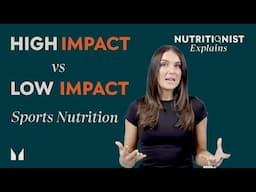 Nutrition For Sports | High Impact vs Low Impact | Myprotein