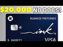 Chase $20,000+ Business Credit Approved NO DOCS