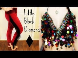 Little Black Diamond Haul & Try On | Velvet Fringe Leggings