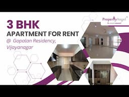 3 BHK Apartment for Rent in Vijayanagar | Gopalan Residency | PropertyAngel (9237)