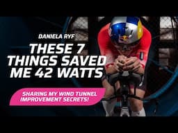 These 7 things saved me 42 watts: Wind tunnel testing with Daniela Ryf