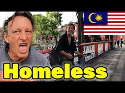 Homeless foreigner in Malaysia (street interview)