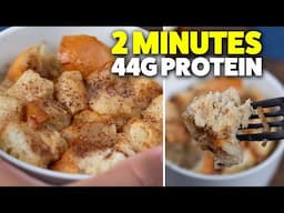 Protein Bread Pudding | Quick & Easy Microwave Dessert Recipe