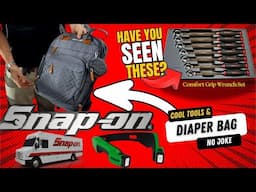 Snap On Comfort Grip Wrenches Are A Real Thing! Diaper Bag? New Tools On The Truck Today!