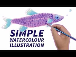 FUN and EASY Watercolor Painting for Beginners