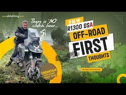 BMW R1300GSA Off Road With ASA (No Clutch)