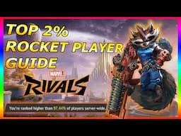 BEST ROCKET RACCOON GUIDE (tips and tricks) marvel rivals TOP 2%