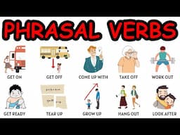 English Grammar: PHRASAL VERBS | Phrasal Verbs With Sentences | Listen and practice