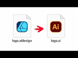 How to save Affinity files for use in Illustrator (.AI format)