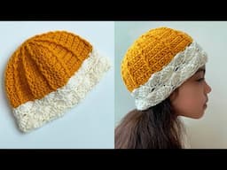 🔴(Nuevo Diseño) Gorro Tejido a crochet para NIÑAS y ADULTOS‼