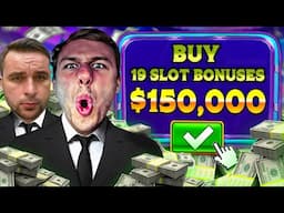 I LET ROLLIE SPEND $150,000 ON 19 SLOT BONUSES AND THIS HAPPENED…