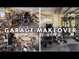 GARAGE MAKEOVER | BUILDING MY HOME GYM W/ RITFIT on a BUDGET