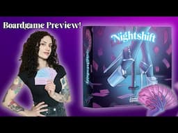 Let's Peek at Nightshift, the 18+ Board Game from Exotic Cancer- Preview & Overview 💎👀