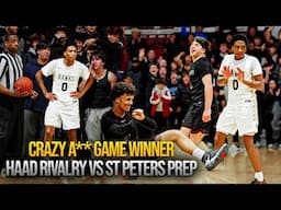 Tahaad's RIVALRY SMOKE Ends w/ The CRAZIEST Game Winner EVER💨 Hudson vs St Peters Prep PT1