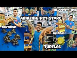 Turtles In India | Tortoise in India | Pythons | Iguanas In India | Pet store | Karnataka Aquarium