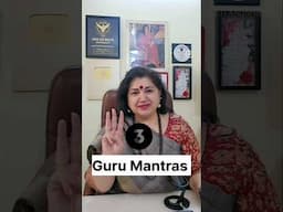 3 Guru Mantras 🌟 #nittygrittywithdrneetikaushik