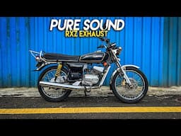 Pure Sound of YAMAHA RX100 with RXZ Exhaust 🔥 | SpeedyLio