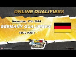 DRAGON BALL: Sparking! ZERO - THE DRAMATIC SHOWDOWN - GERMANY ONLINE QUALIFIERS