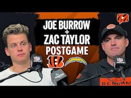 Joe Burrow and Zac Taylor React to Bengals Week 11 LOSS to Chargers