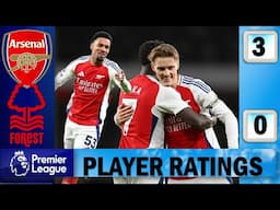 Odegaard & Nwaneri Exceptional | Player Ratings: Arsenal 3 - 0 Nottingham Forest !!!