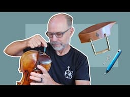 How to put on a Violin Chinrest